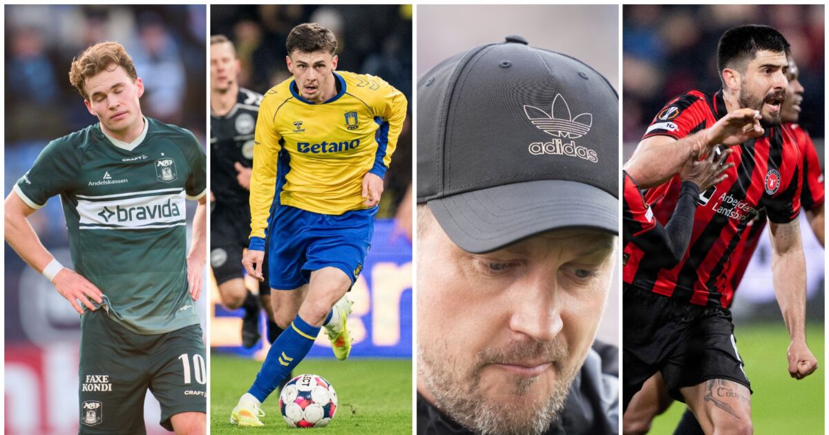 AGF overhaler FCM: BIF og FCK i nedrykningsfare Sebastian Elias Uth/Ritzau Scanpix, Foto: Claus Fisker/Ritzau Scanpix, Frank Cilius/Ritzau Scanpix og Bo Amstrup/Ritzau Scanpix