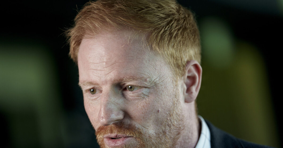 Schmedes hylder Ambæk: Han er fremtidens mand Foto: Liselotte Sabroe/Ritzau Scanpix