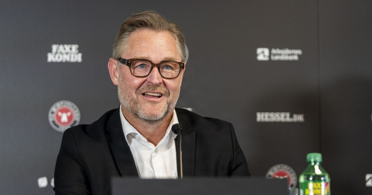 Store FCM-ambitioner: Der er hele tiden nyt fra Steinlein Foto: Ida Marie Odgaard/Ritzau Scanpix