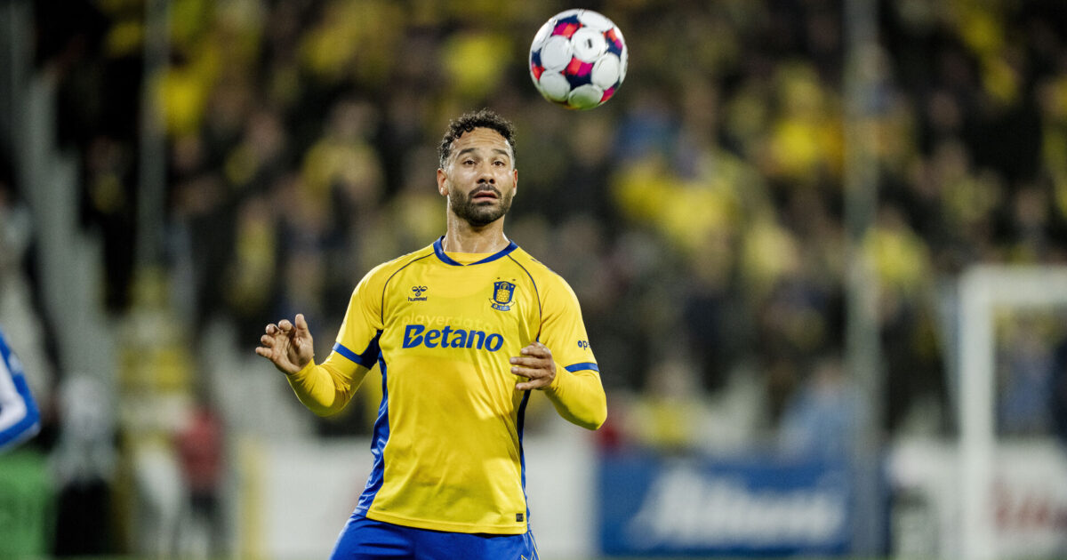 Boost til Cooper: Backprofil retur fra skade Brøndby IFs Sean Klaiber under 3F Superliga-kampen mellem Odense Boldklub og Brøndby IF på Nature Energy Park i Odense, mandag den 27. oktober 2025.