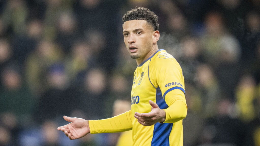 Ben Godfrey i kamp for Brøndby IF
