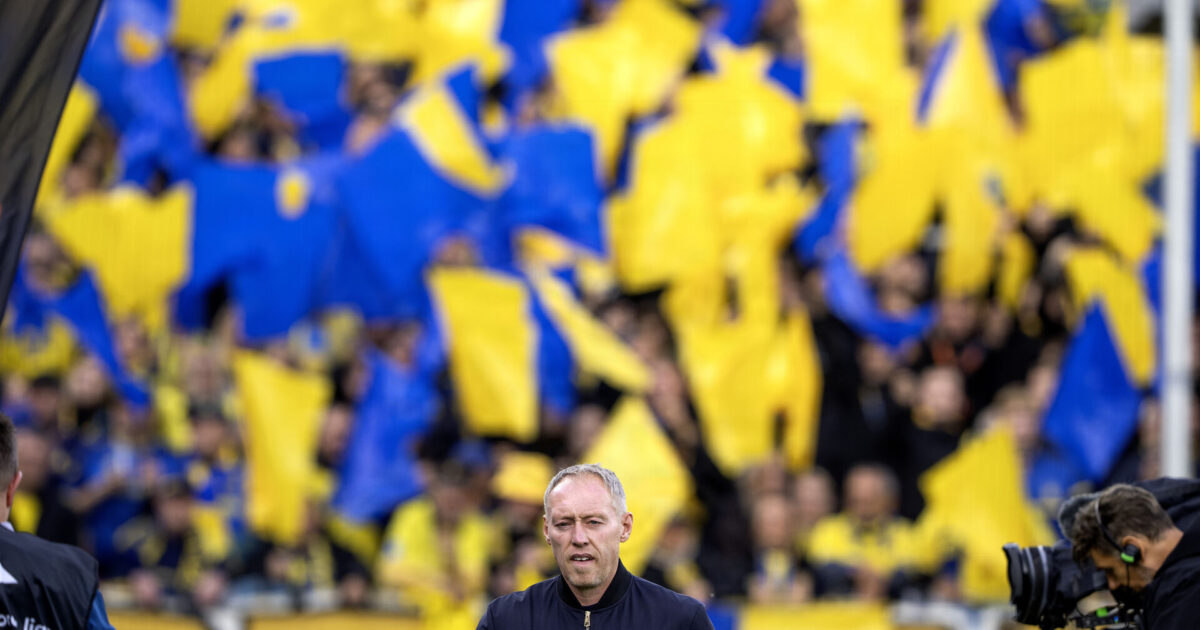 Steve Cooper: Her skal Brøndby blive mere som AGF Foto: Bo Amstrup/Ritzau Scanpix