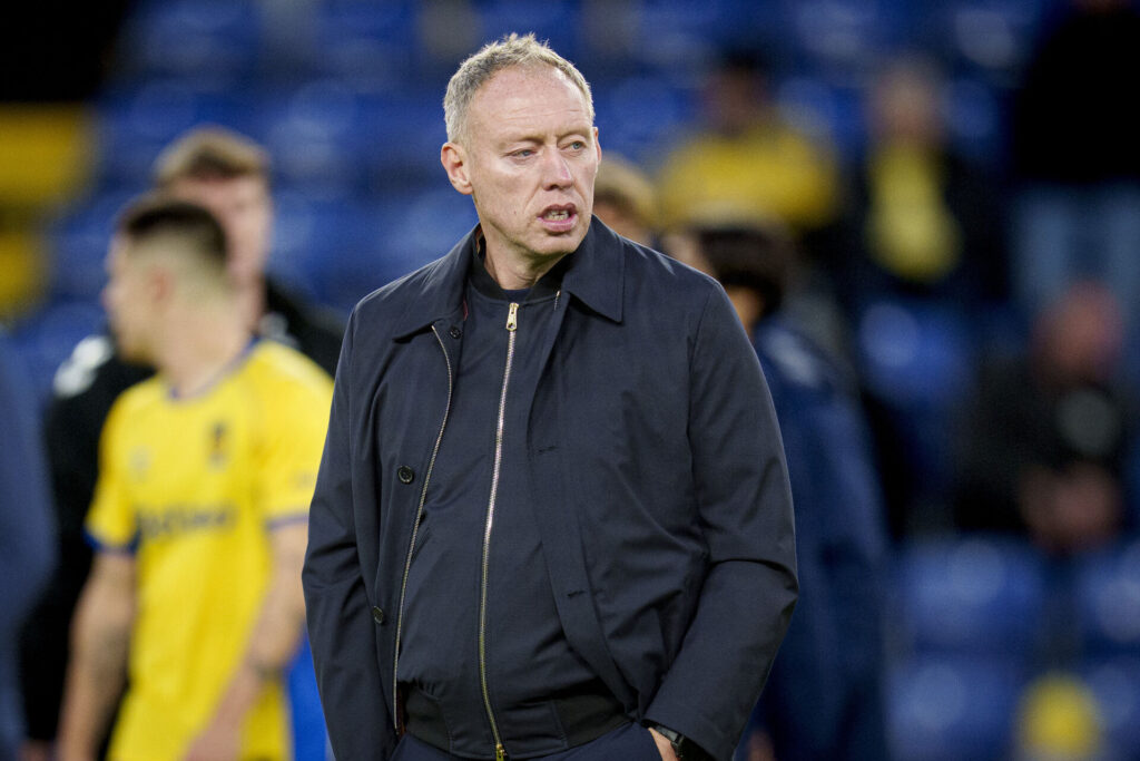 Steve Cooper ser skuffet ud.