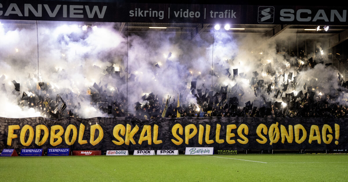 Brøndby fylder AGF-afsnit på en time Foto: Bo Amstrup/Ritzau Scanpix