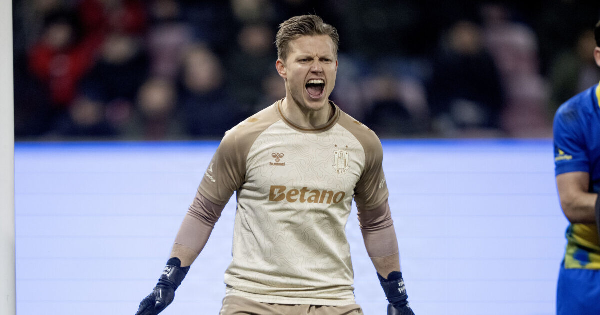 Brøndby-målmand stikker: AGF er ikke det bedste hold i ligaen Foto: Bo Amstrup/Ritzau Scanpix