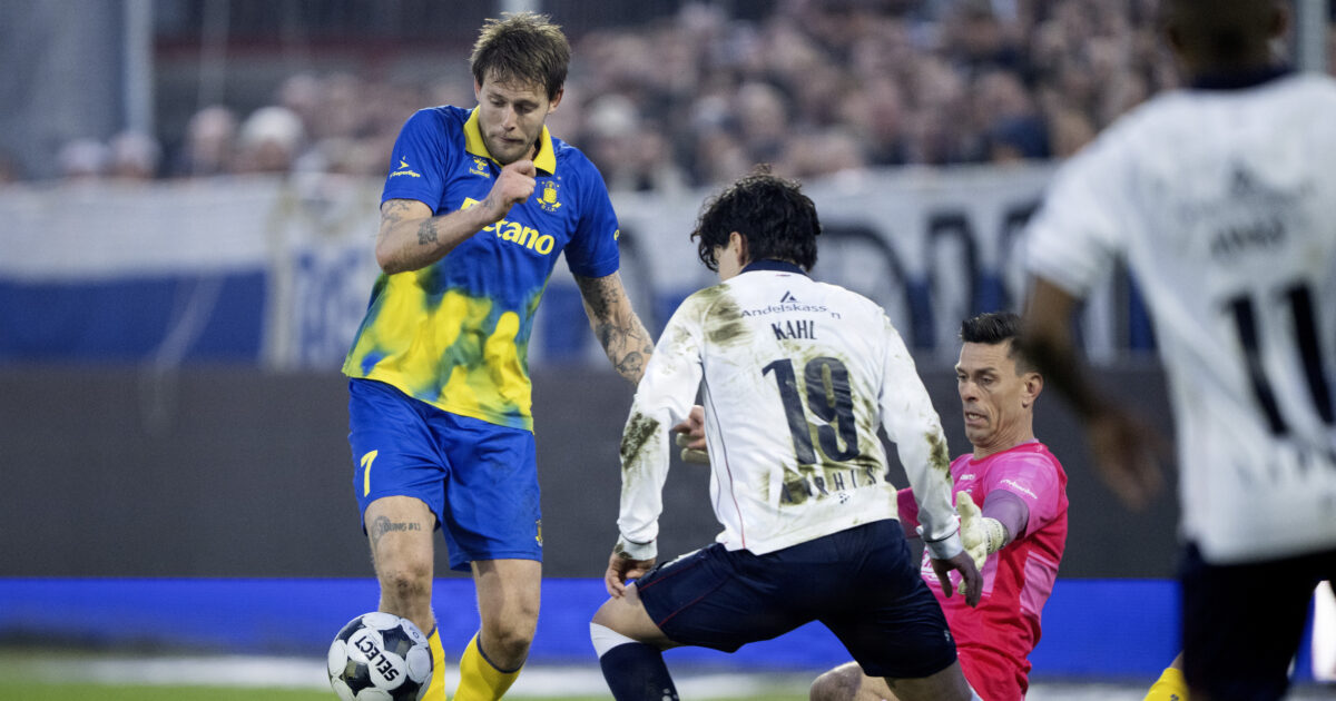 Må bekymre AGF: Han ser rigtig god ud for Brøndby! Foto: Bo Amstrup/Ritzau Scanpix