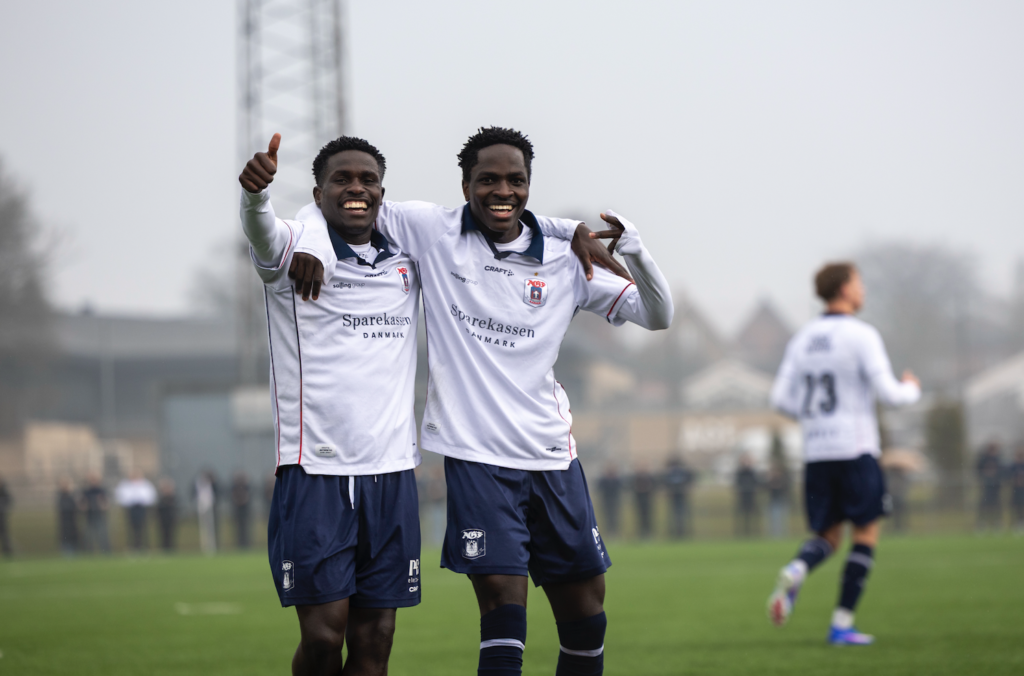 Hamuza Sengooba og James Bogere er to store talenter i AGF