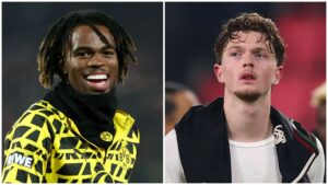 Carney Chukwuemeka og Paul Wanner i samme billede.