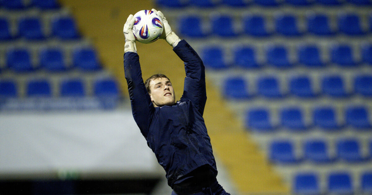 Mads Hermansen efter vigtigt point: Mentalt hård Foto: Bo Amstrup/Ritzau Scanpix