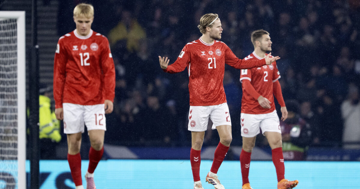 Skuffelsen sidder stadig i Hjulmand: Viser hvad VM betyder Foto: Bo Amstrup/Ritzau Scanpix