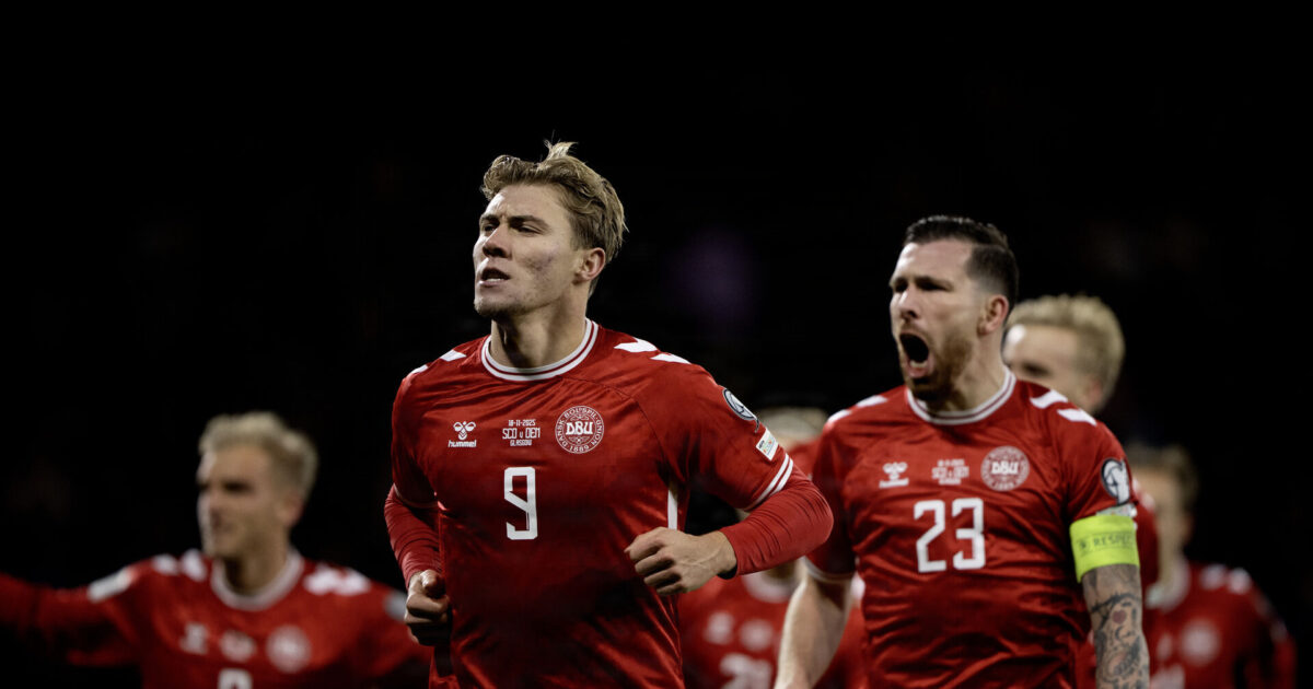 Højlund øjner VM: Ikke Frankrig eller Tyskland, vi møder Foto: Bo Amstrup/Ritzau Scanpix