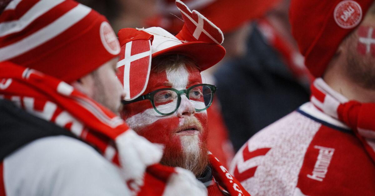 Vi skal videre: Prag fyldes af danskere til playoff-finale Foto: Liselotte Sabroe/Ritzau Scanpix