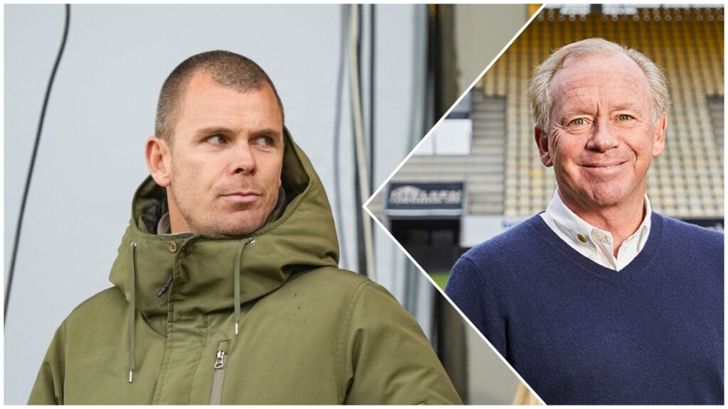 Esben Hansen og AC Horsens-ejer Bill Binnie i samme billede.