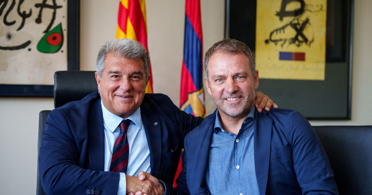 Officielt: Hansi Flick forlænger med Barcelona Foto: HAND OUT/Scanpix 2024