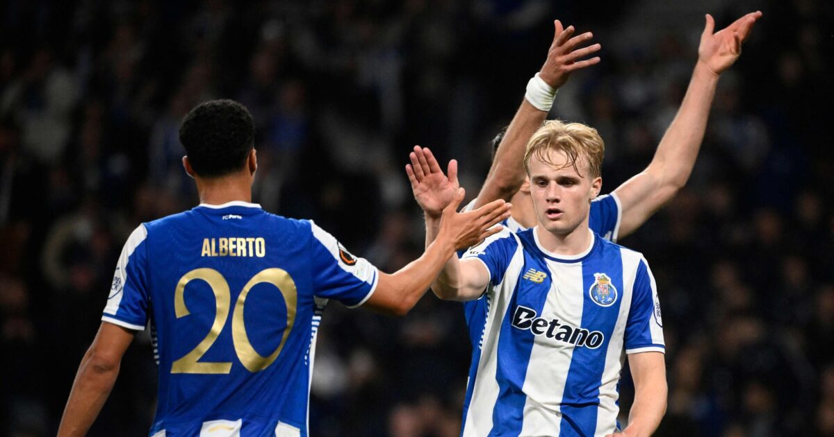 Tæt på sjældent pointtab: Froholdt redder Porto Foto: Miguel Riopa/AFP/Ritzau Scanpix