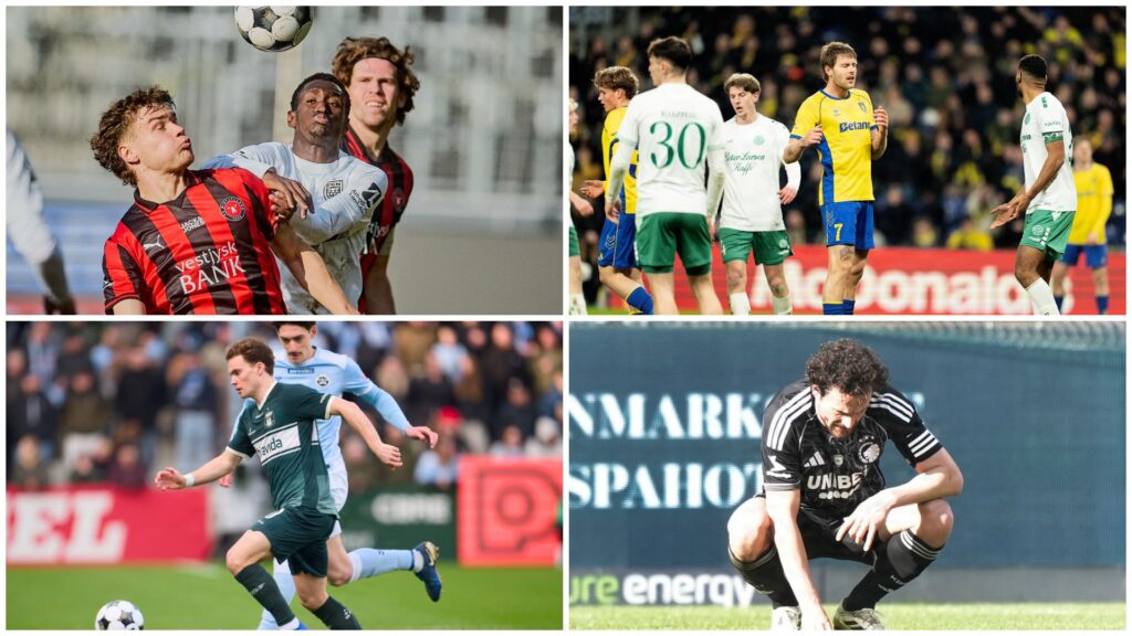 FCK AGF FCM Brøndby Superligaen