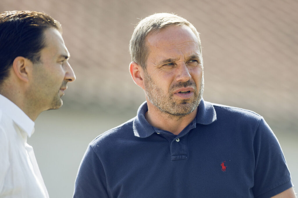 Carsten V. Jensen under et træningspas i FC København.