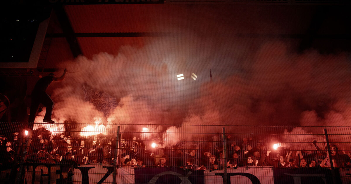 FCK idømt endnu en pyro-bøde Foto: Bo Amstrup/Ritzau Scanpix