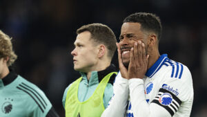 Mathias Zanka Jørgensen græmmer sig efter FCK's nederlag til Randers.