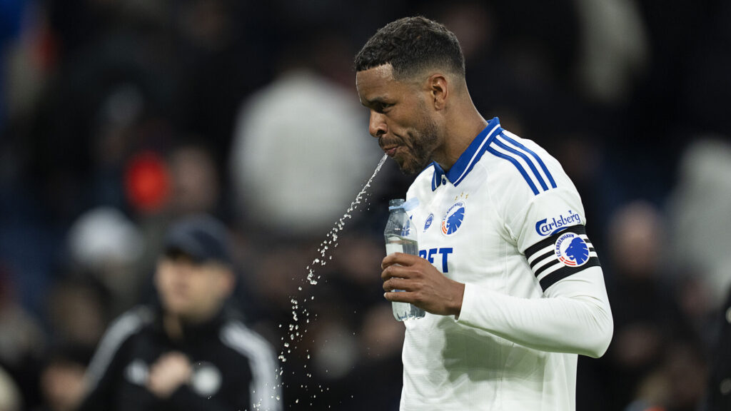 Mathias Zanka Jørgensen i sin comebackkamp for FC København