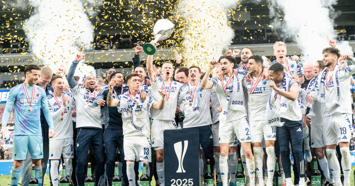 FCK vinder lodtrækning til pokalfinale Foto: Sebastian Elias Uth/Ritzau Scanpix