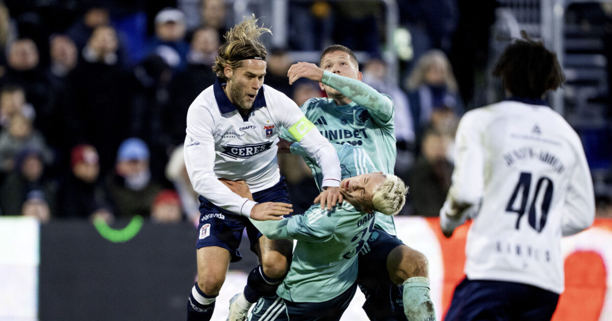 AGF-stjerne forbigået til landsholdet: Det er svært at forstå Foto: Bo Amstrup/Ritzau Scanpix