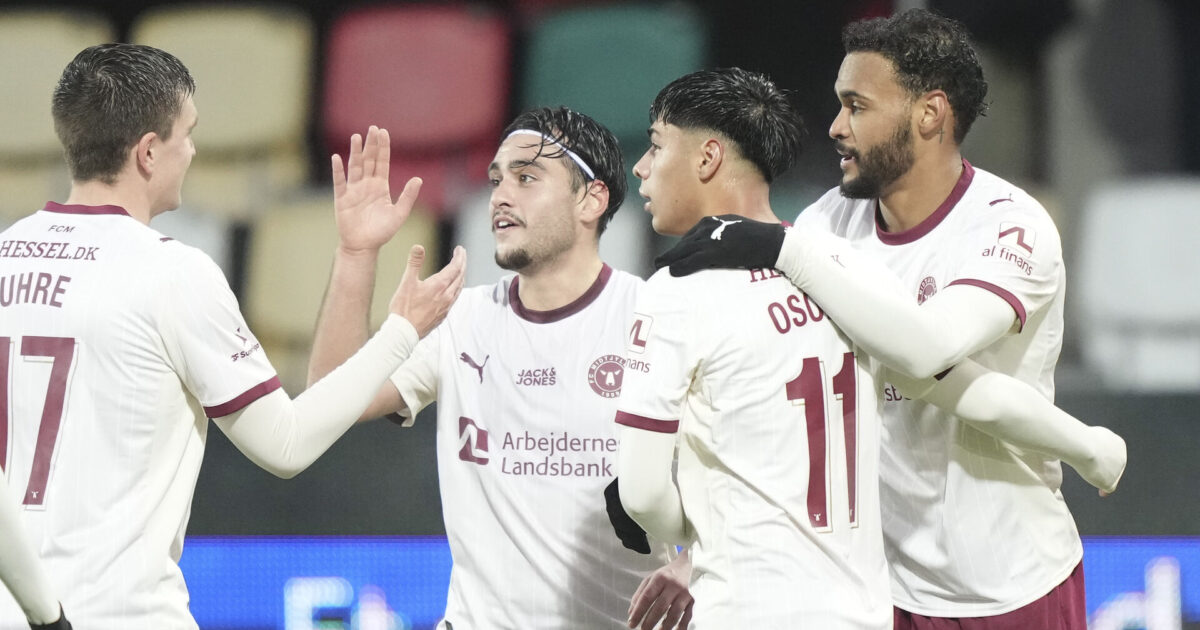 Historisk grundspil: Mål, mål, mål og atter mål Foto: Claus Fisker/Ritzau Scanpix