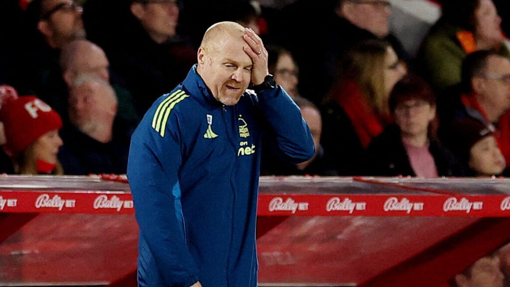 Sean Dyche som manager for Nottingham Forest