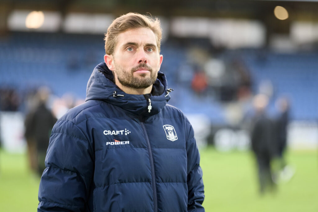 AGF-træner Jakob Poulsen efter superligakampen mod Sønderjyske.