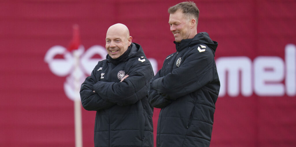 Brian Riemer og Morten Wieghorst