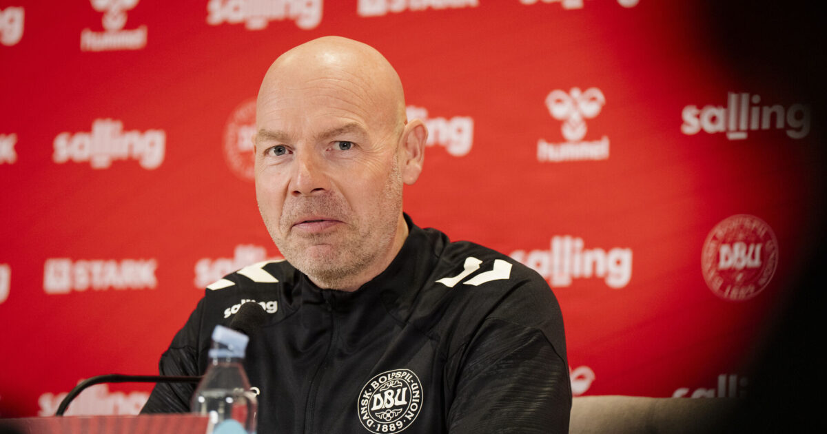 Riemer har sat holdet til VM-skæbnekampen Foto: Sebastian Elias Uth/Ritzau Scanpix