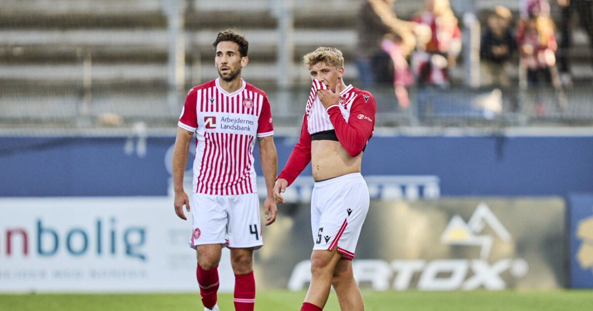 – Vi er jo ikke helt oppe at ringe i forhold til selvtillid Foto: Thomas Traasdahl/Ritzau Scanpix