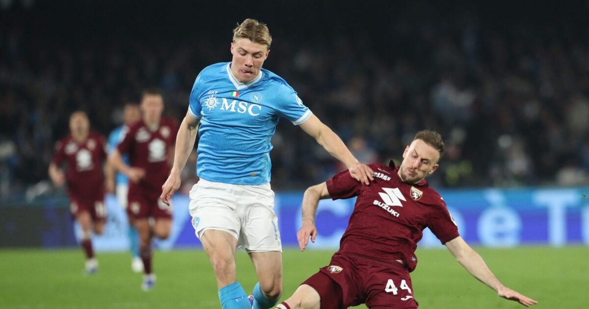 Højlund og Napoli forlænger vild stime Foto: Carlo Hermann/AFP/Ritzau Scanpix