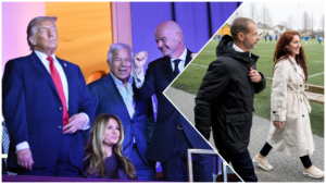 Trump Infantino Klaveness FIFA