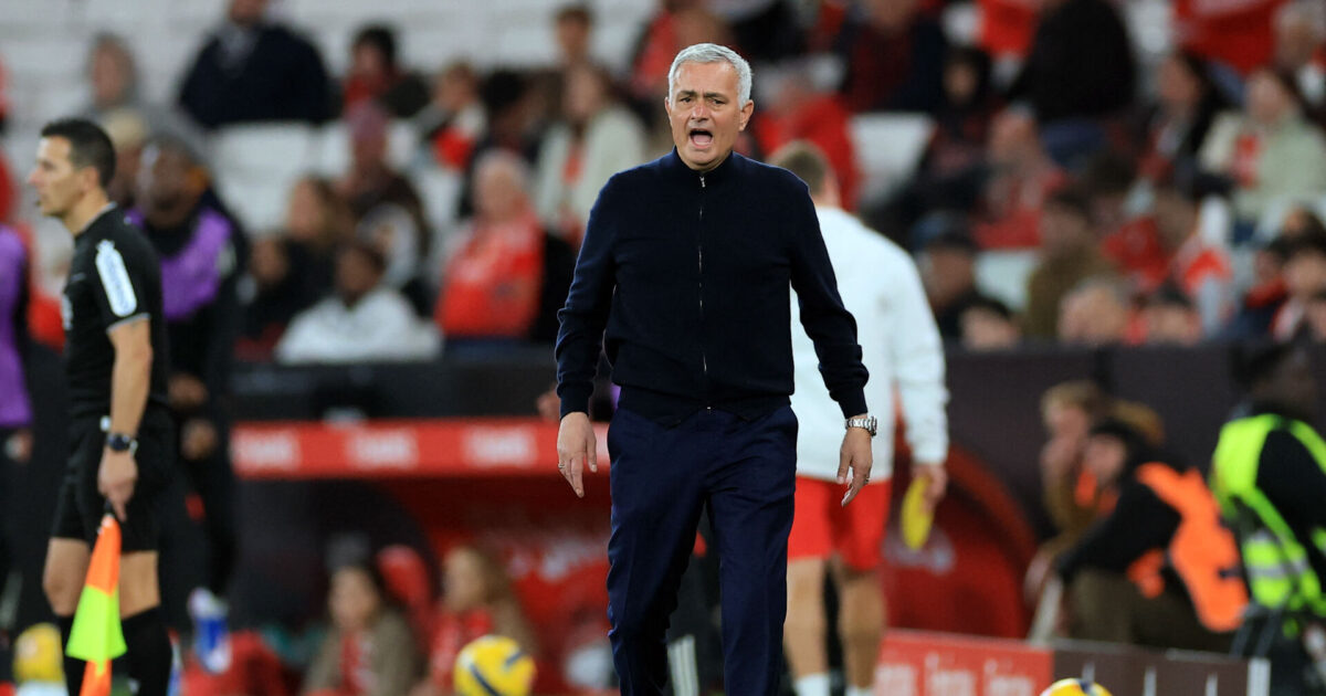 José Mourinho så rødt: Fuldstændig forkert Foto: Patricia De Melo Moreira/AFP/Ritzau Scanpix