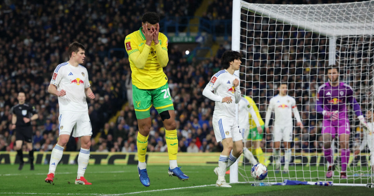 Leeds sender danskerkolonien Norwich ud i pokalmørket Foto: Scott Heppell/REUTERS