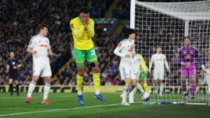 Anis Ben Slimane spiller for Norwich mod Leeds