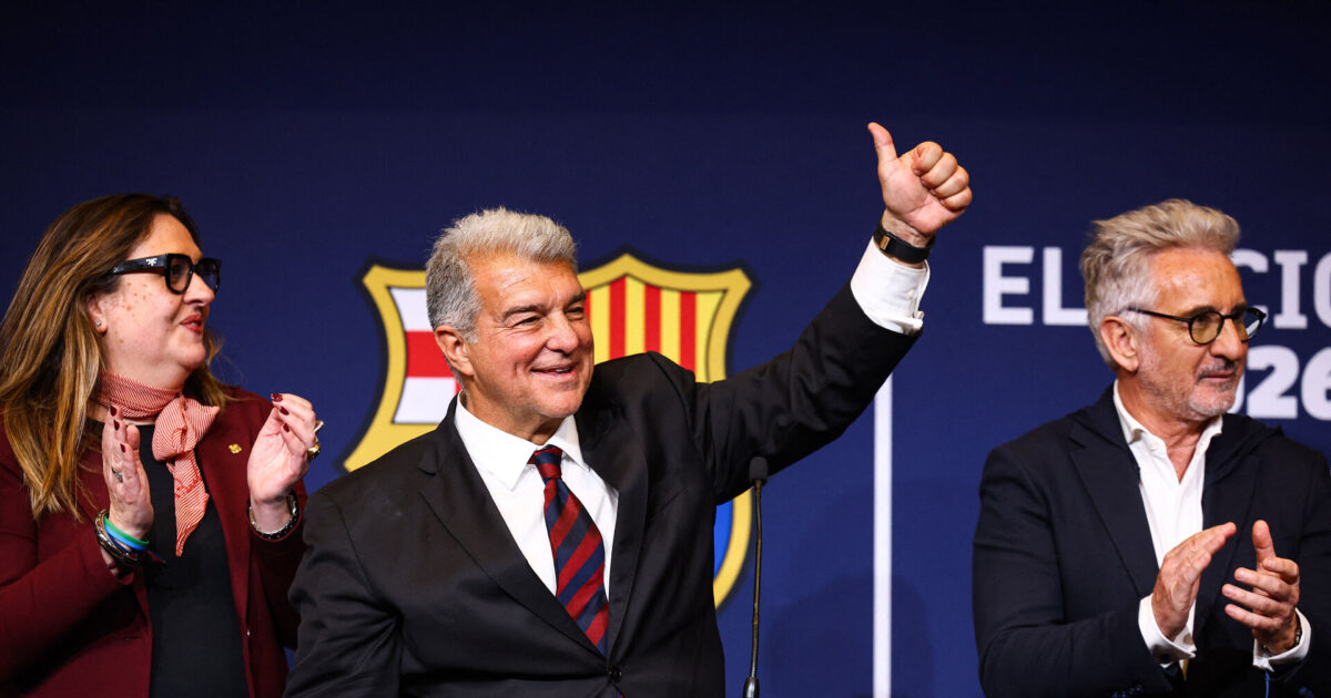 Laporta genvinder præsidentvalget i Barca Foto: Albert Gea/REUTERS