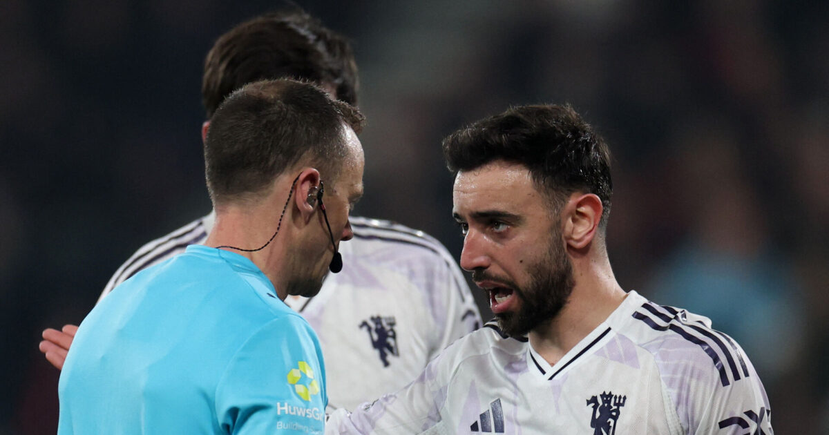 Fernandes føler sig snydt: Hvor er VAR? Foto: Ritzau Scanpix/REUTERS