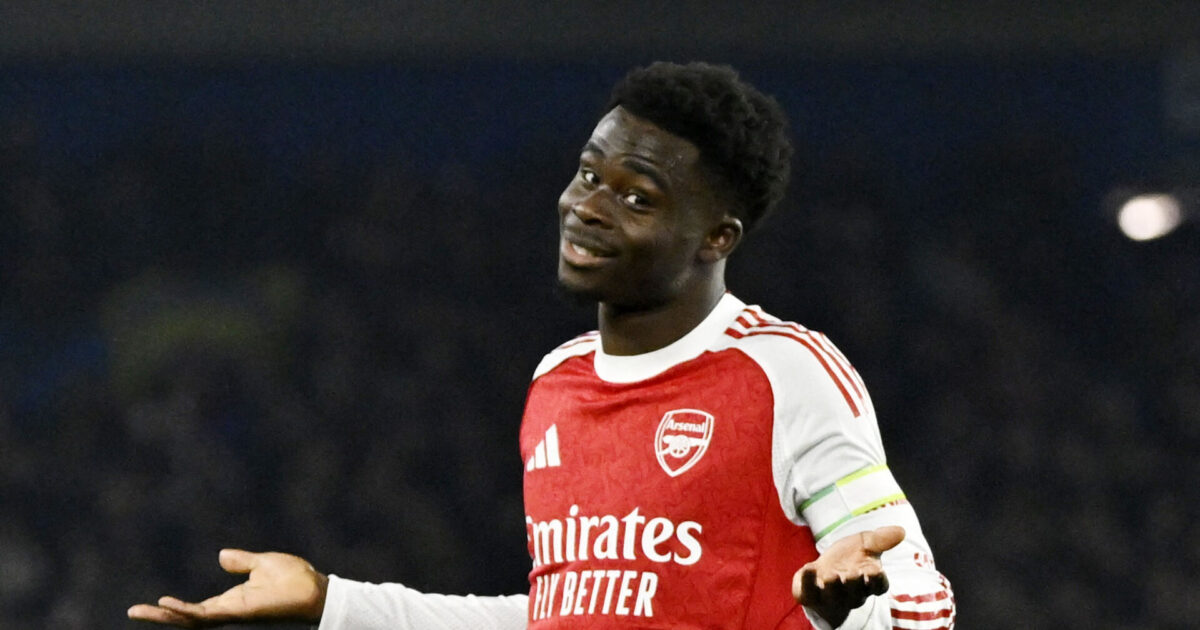 Arsenal-stimen fortsætter: Saka matchvinder i jubilæum Foto: Tony O Brien EDITORIAL USE ONLY.NO USE WITH UNAUTHORIZED AUDIO, VIDEO, DATA, FIXTURE LISTS, CLUB/REUTERS