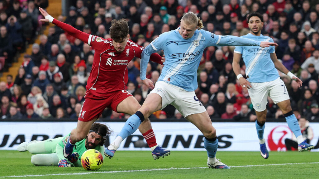 Liverpool spiller mod Manchester City