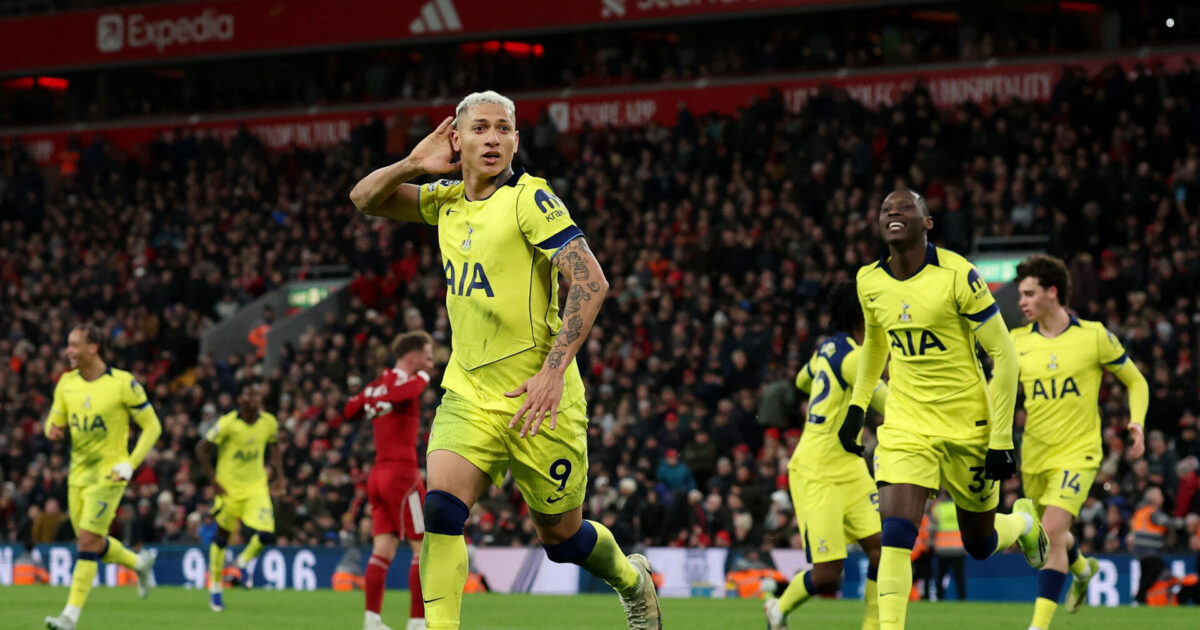 Tudors første point: Tottenham driller Liverpool på Anfield Foto: Ritzau Scanpix/REUTERS
