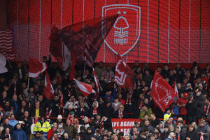 Nottingham Forest' fans på lægterne.