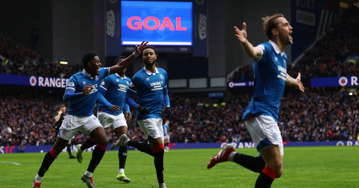 Tre point fra toppen: Dansker grundlægger Rangers-sejr Foto: Ritzau Scanpix/REUTERS