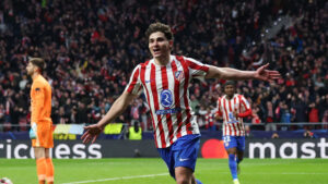 Atletico Madrids Julian Alvarez