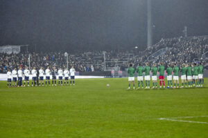 Kort før kampen mellem AGF og Viborg FF på Ceres Park Vejlby.