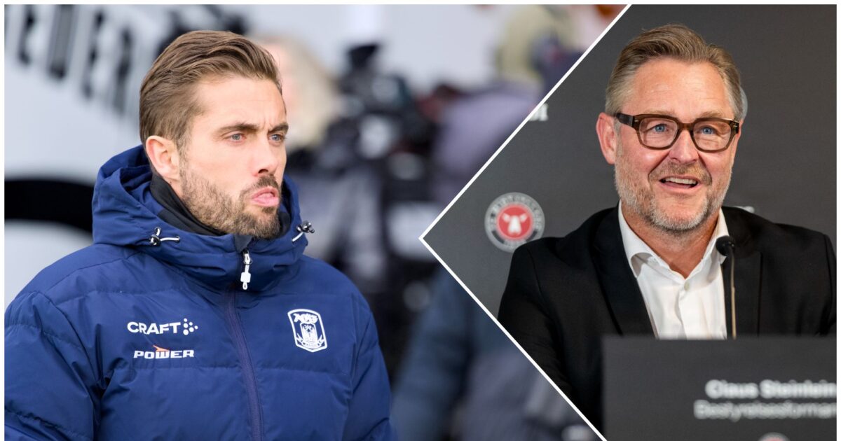 AGF eller FCM? Her er Steinleins spådom Fotos: Ida Marie Odgaard/Ritzau Scanpix og Frank Cilius/Ritzau Scanpix