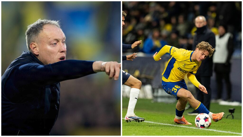 En collage af Steve Cooper og Viggo Poulsen