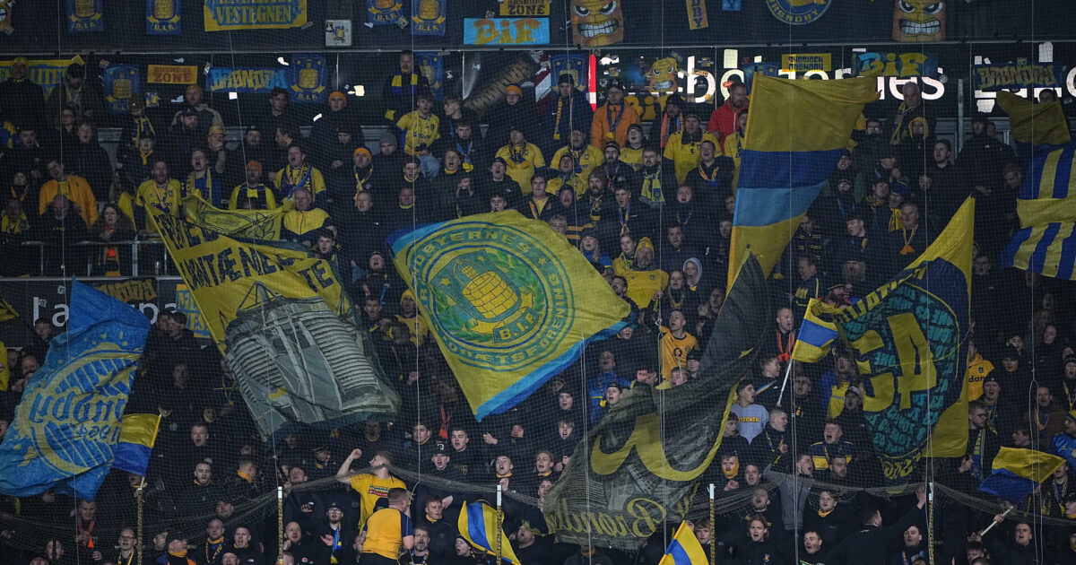 Brøndby reagerer: Fordømmer hærværk og kritiserer FCM Foto: Bo Amstrup/Ritzau Scanpix