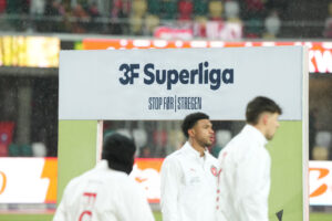 Superliga inden kamp mellem FCM og Silkeborg IF.